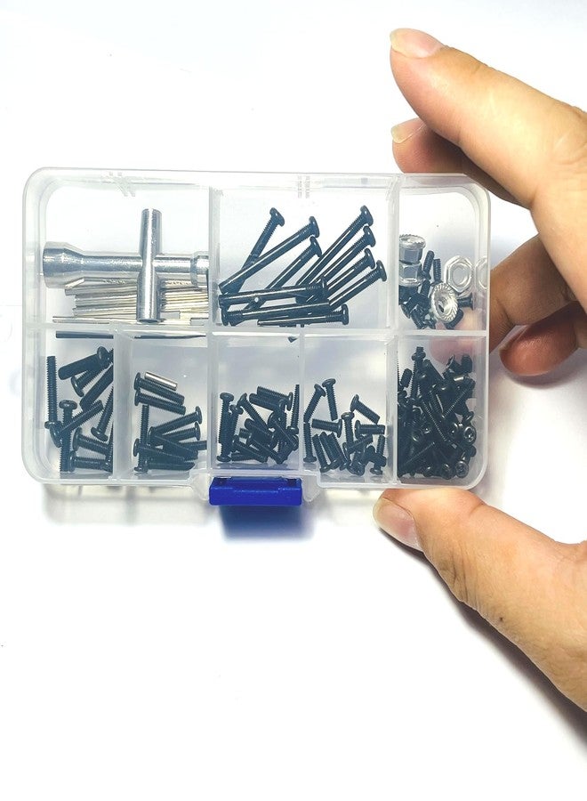 مجموعة براغي ZDingTech لقطع غيار Hyper Go H16BM، براغي بديلة، مفتاح ربط، دبابيس لـ MJX Hyper Go H16BM H16GT، H16DR، 16207 16208 16209 16210، مجموعة مفاتيح ربط بديلة. - Image 4